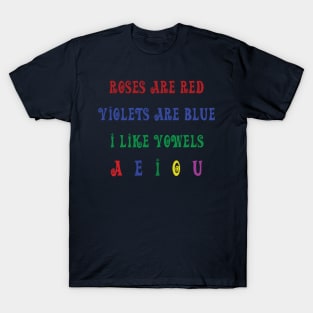 AEIOU T-Shirt